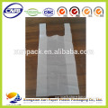 custom special design logo HDPE PE T-shirt plastic bags for suppermarket